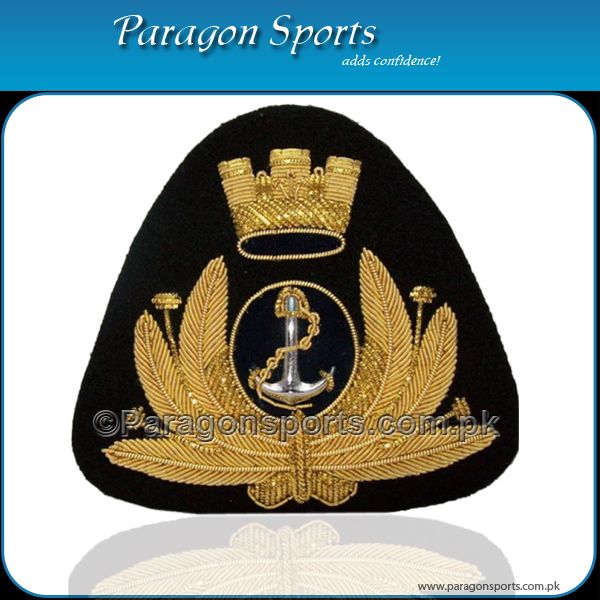 Bullion Handmade Embroidered Cap Badge