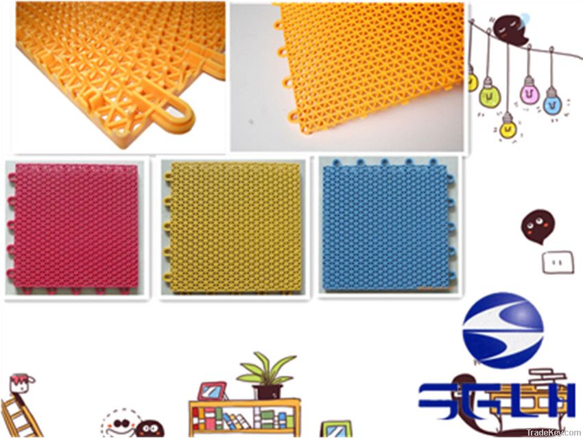 2011 pp interlocking plastic sports flooring