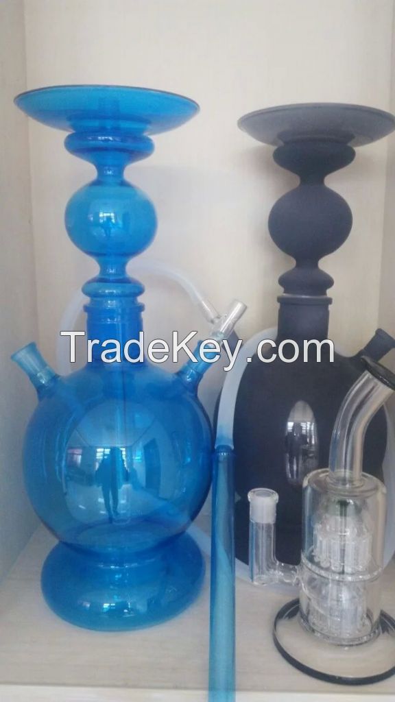 New design glass hookah on sale wholsale glass led hookah