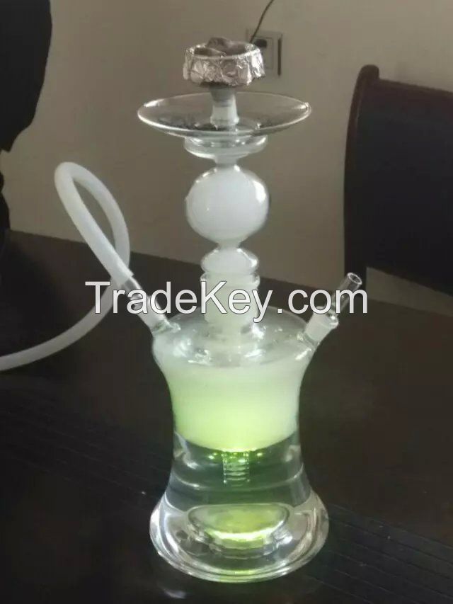 High quality wholsale shisha led glass hookah