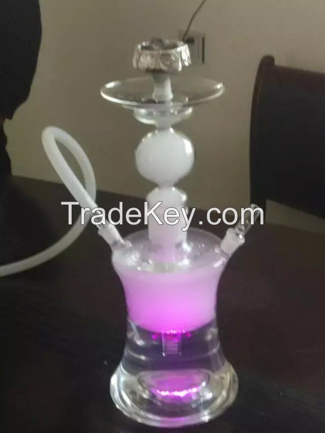 High quality wholsale shisha led glass hookah