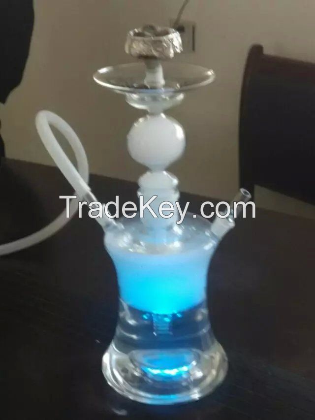 High quality wholsale shisha led glass hookah