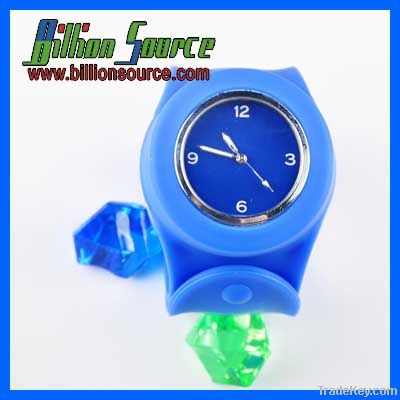 Silicone Slap on Wrist Watch