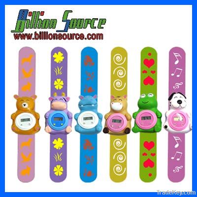 Silicone Slap on Wrist Watch