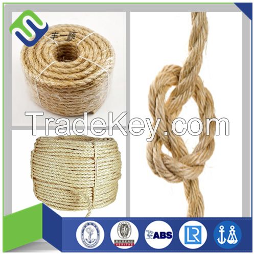 Hot sale 3 strand sisal rope with high strength