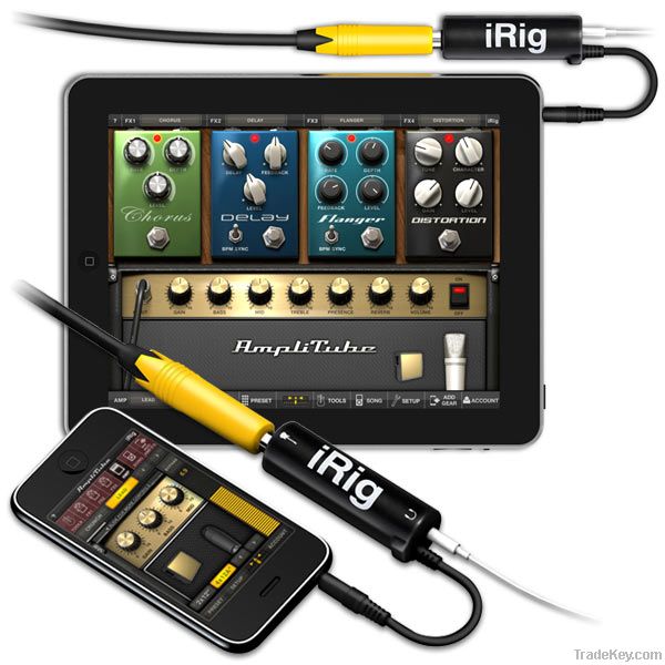 AmpliTube iRig Guitar amp & effects plug interface