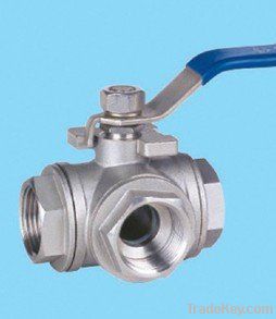 Three Way S.S Ball Valve