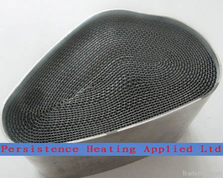 Metal honeycomb substrate