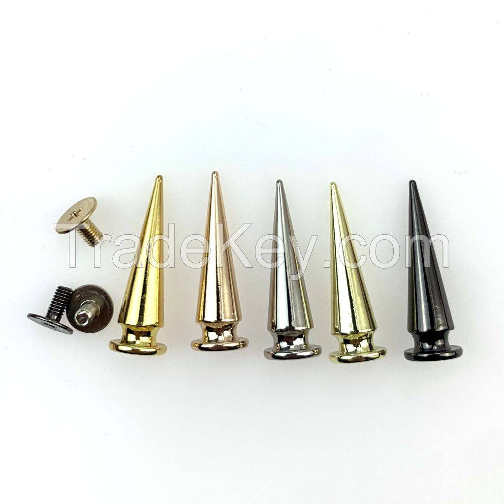 metal brass screw rivets knob raw color handmade crafts handbag belt shoes watchband metal rivets