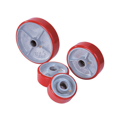 Polyurethane Tread Cast Iron Core Wheels