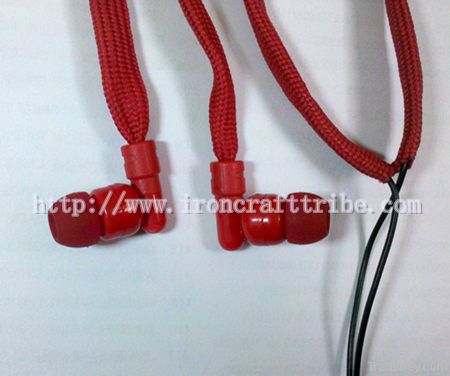 Washable headphones waterproof earphones for hoodie collar