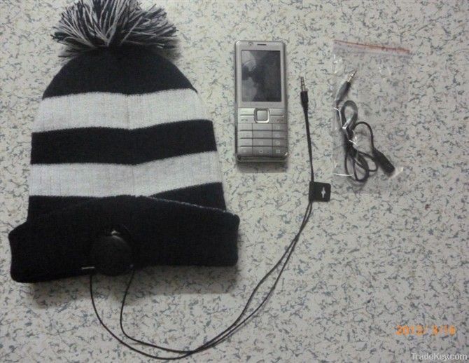 headphone beanie hat headphones in hat fashion knit winter cap