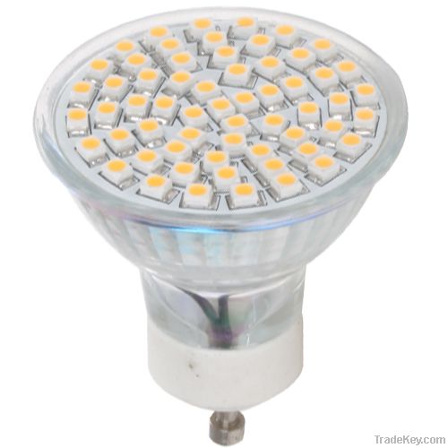 gu10 60 smd high bright led light