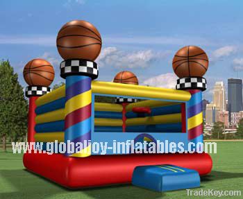 High quality inflatable basketball bouncer