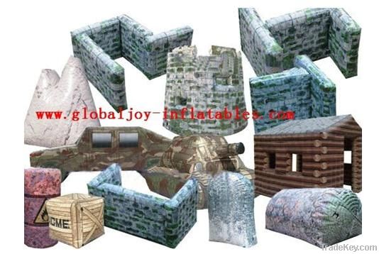 inflatable paintball fields/paintball bunker