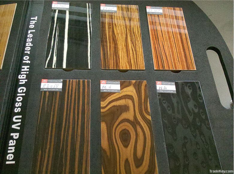 Glossy veneer mdf boards