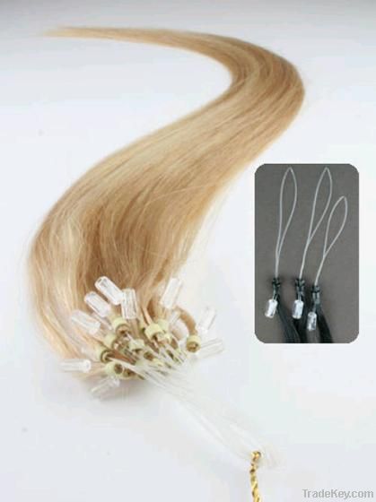 2011 hotsale micro loop remy hair extension silky straight wholesale