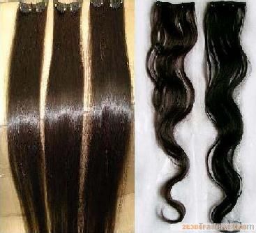 2011 hotsell clip in remy human hair extension silky straight