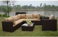 rattan sofa set