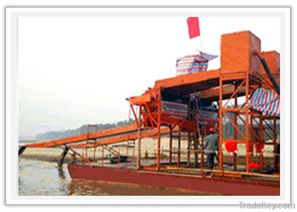 Sand screening machine