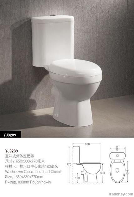 Two-piece toilet YJ9289