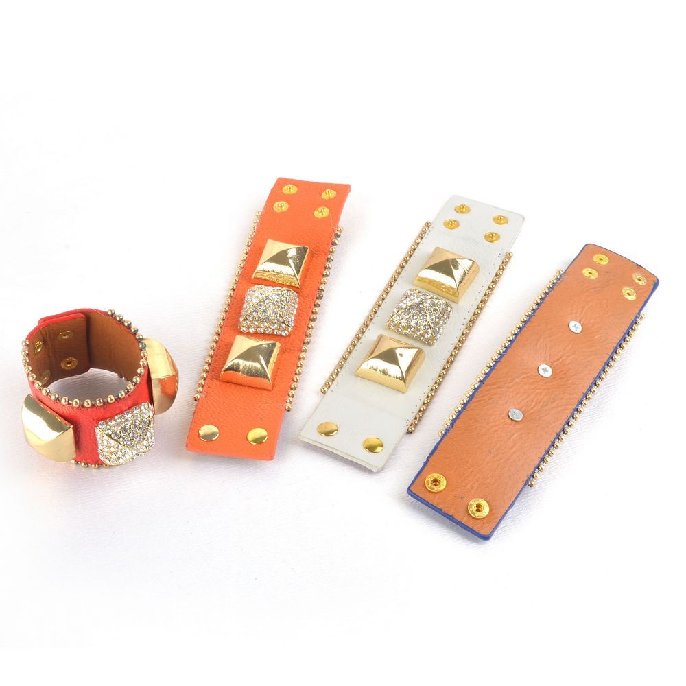 Bracelet/ Leather Jewelry/ Leather Bracelet (XJW1629)