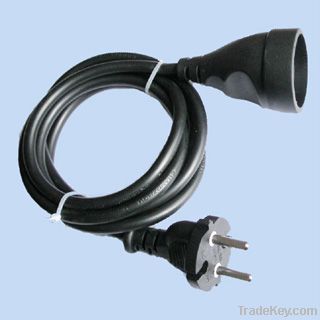 European extension power cords