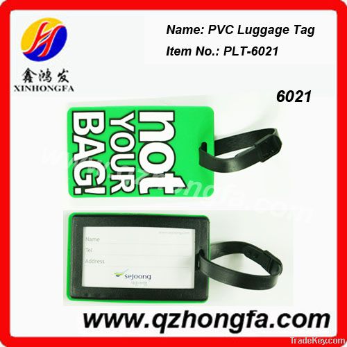 Soft PVC Luggage Tag