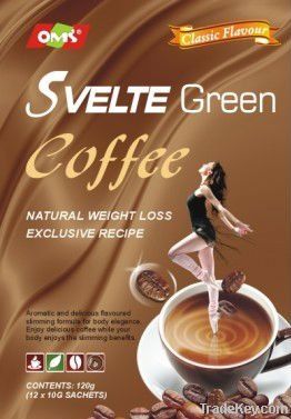 flavored coffee beens slimming Svelte Green Coffee(Elegance Flavour)