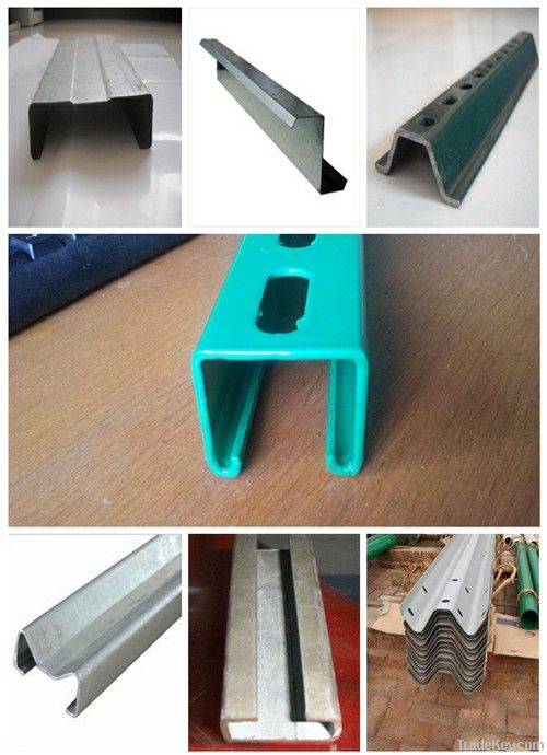 slotted strut C channel/rolled formed steel profile