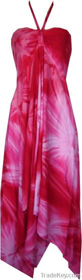 Pink Tie Dye Dress