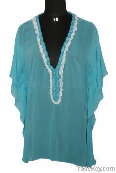 Plain beachwear kaftan