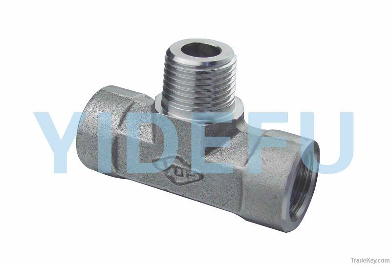 stainless steel equal ferrule union tee