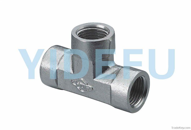 stainless steel equal ferrule union tee