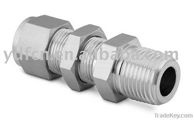 stainless steel bulkhead male connector