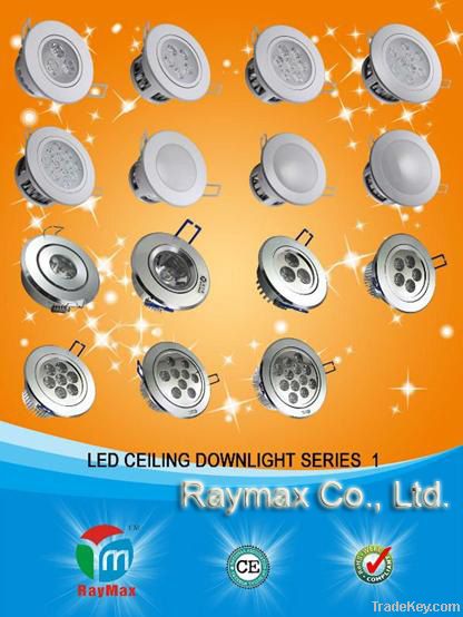 5w led down light fittings, power led spot downlight, adjustable downl