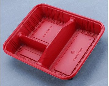 Take-Away Box Three Compartment Disposable Restaurant Supplies