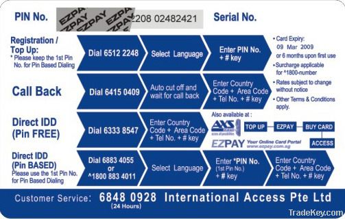 Scratch Paper Recharge Card