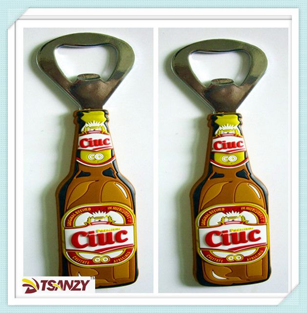 promotional PVC bottle opener/beer opener