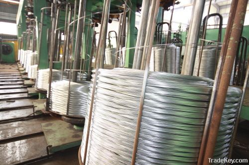 Hot-dipped galvanized wire for cable armouring