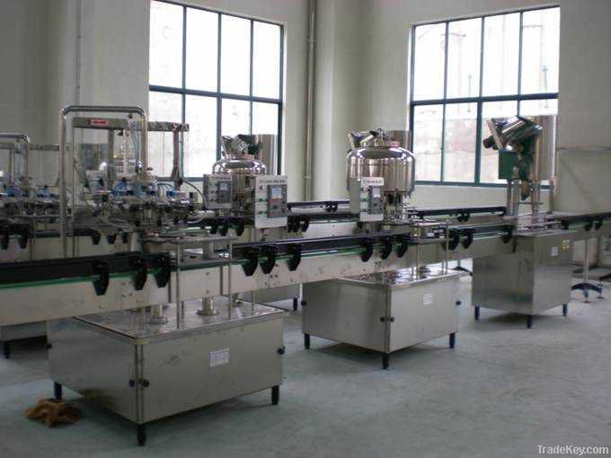 Linear type filling machine