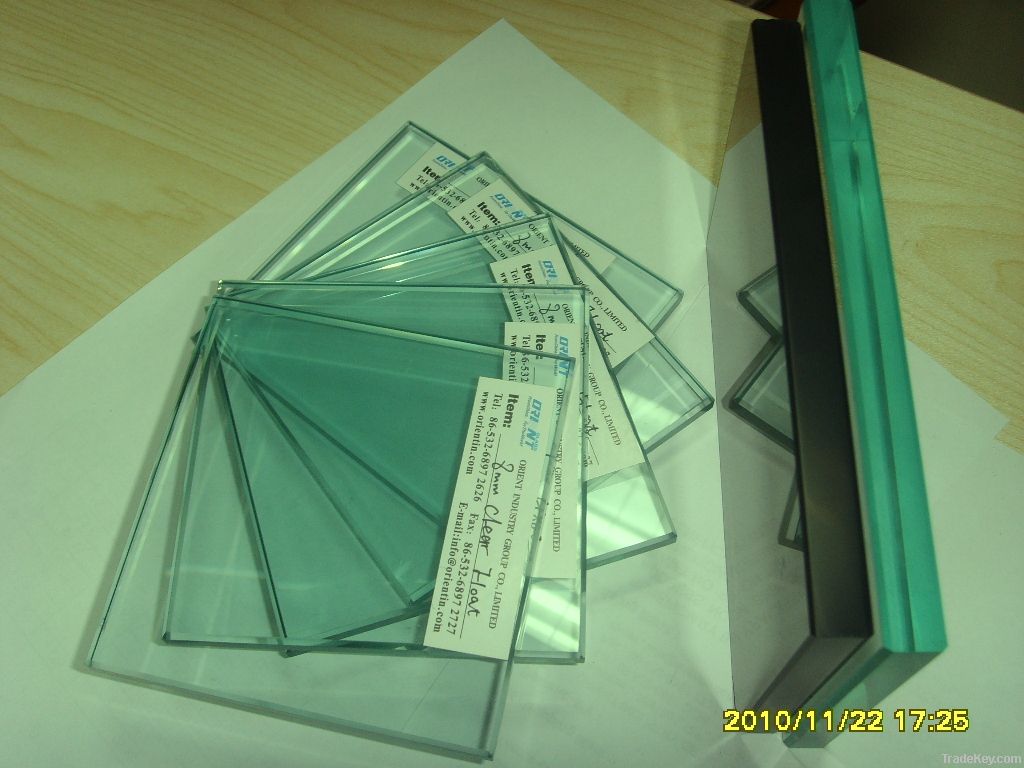 Clear float glass