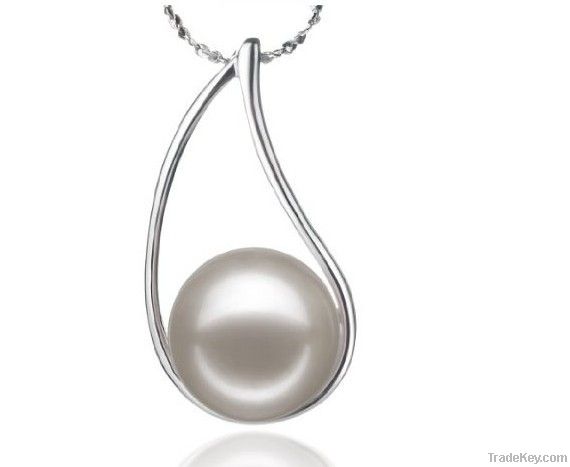 Chirstmas promotion jewelry, 10-11mm Freshwater Pearl Pendant