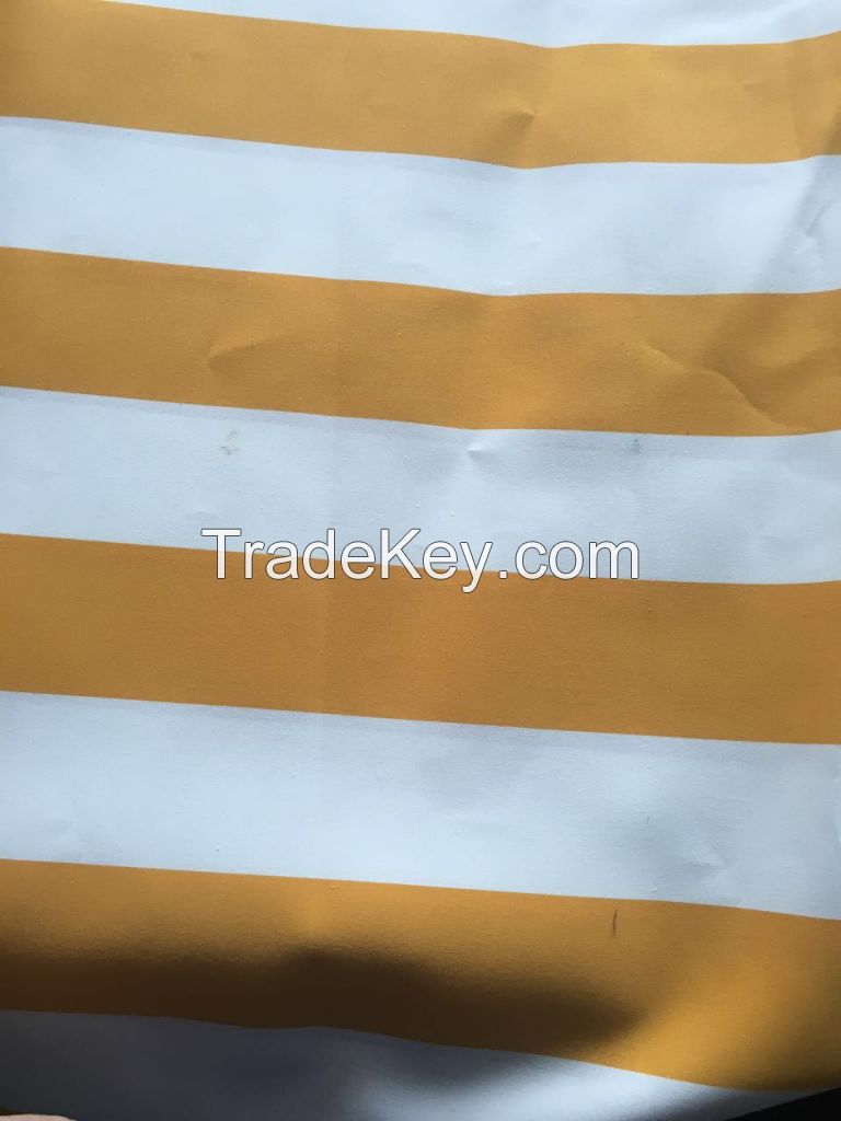 Polyester spun yarn awning fabric