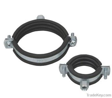 rubber lined pipe clips