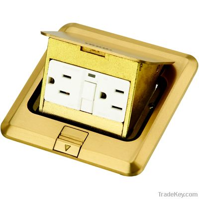 DCT-628/GBA  Brass Pop up Type floor box