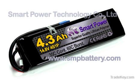 lipo battery 4300mah