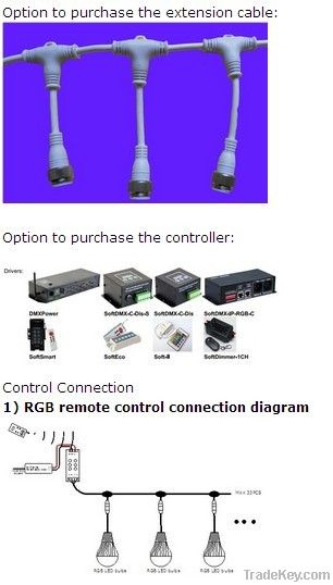 High power RGB LED Bulb