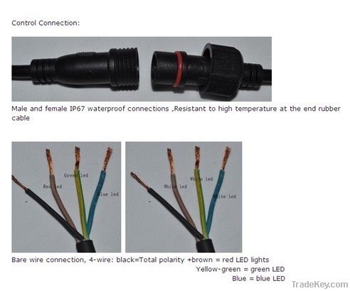 High power RGB LED Underground light