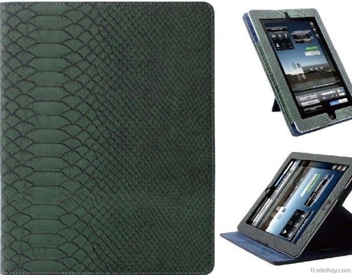 Pearl Gloss Cases with Snake Skin Pattern for iPad 3